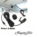 Microphone 3.5mm pour autoradio et gps avec sortie micro et bluetooth