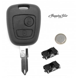 Clé plip coque télécommande pour peugeot 106 107 206 306 307 406