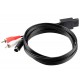 CABLE S-VIDEO 2 FILS